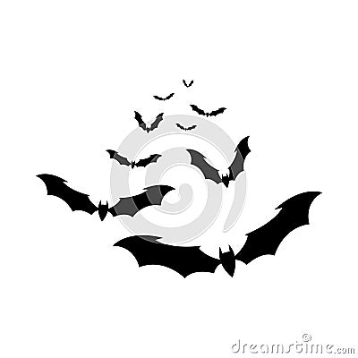 The bats vector Vector Illustration