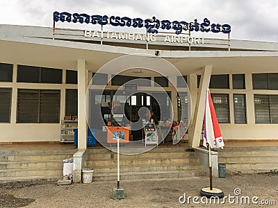 Battambang airport, Cambodia Editorial Stock Photo