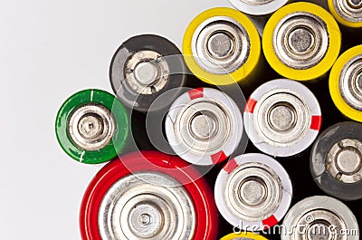 Batteries Stock Photo