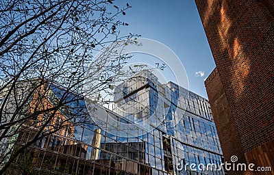 Battersea, London, UK: New buildings on Circus Road West near to Battersea Power Station Editorial Stock Photo