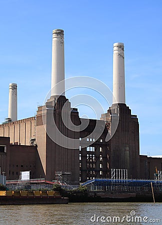 Battersea power station Stock Photo