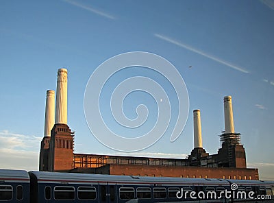 Battersea Power Station Stock Photo