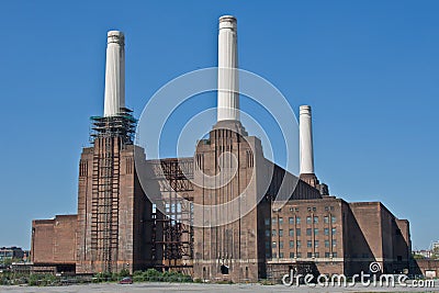 Battersea Power Station Stock Photo