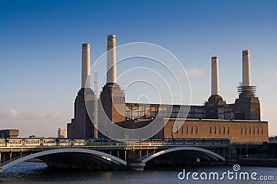 Battersea Power Station Stock Photo