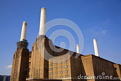 Battersea Power Station Stock Photo