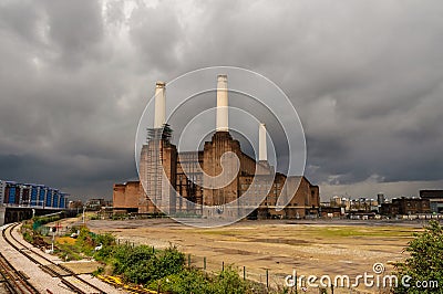 Battersea power station Stock Photo