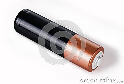 Battery aa alkaline cadmium chemical three Stock Photo