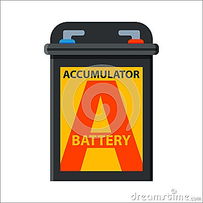 Battery accumulator energy electricity tool vector illustration. Vector Illustration