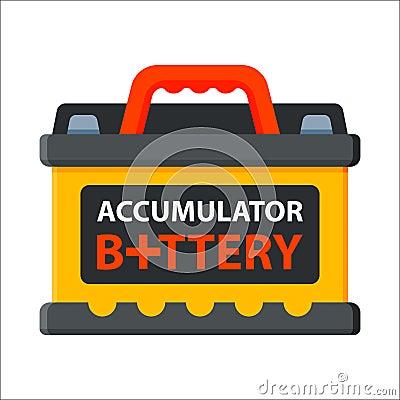 Battery accumulator energy electricity tool vector illustration. Vector Illustration