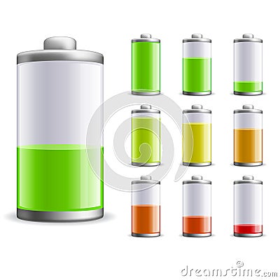 Battery charge Vector Illustration