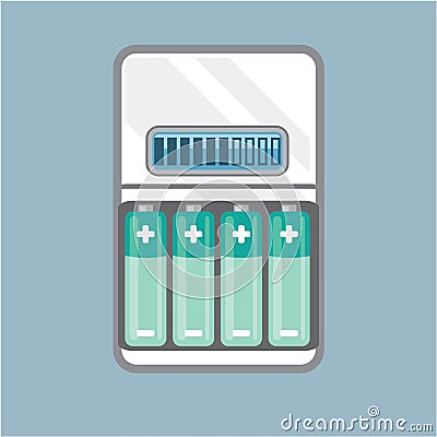 Battery Charger vector Vector Illustration