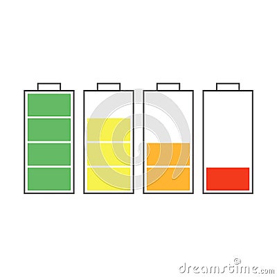 Battery charger Vector Illustration