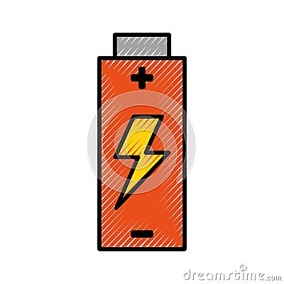 Battery electric energy Vector Illustration