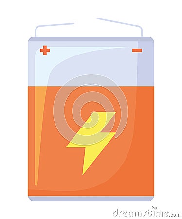 battery electric illustration Vector Illustration