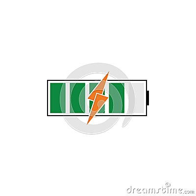 Battery Energy Vector Logo Template Vector Illustration