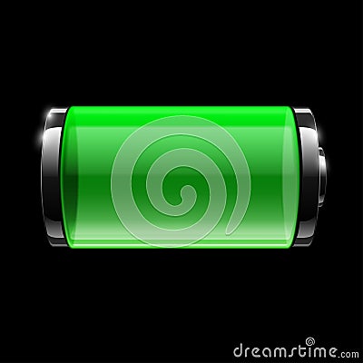Battery full icon Vector Illustration