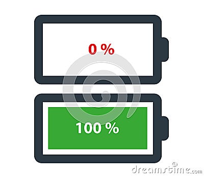 Battery Icon Design Vector Illustration