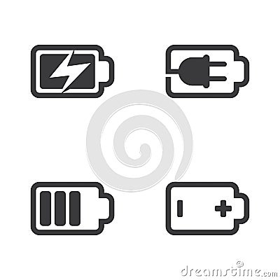 battery icon illustration design Vector Illustration