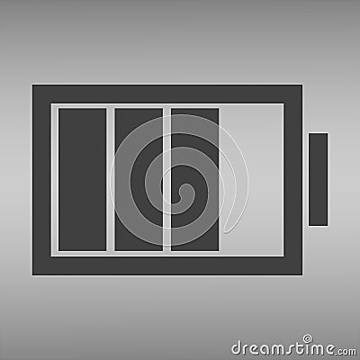 battery icon isolated icon battery Stock Photo