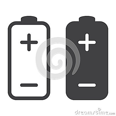 Battery icon vector design template Vector Illustration