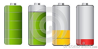 Battery life Vector Illustration