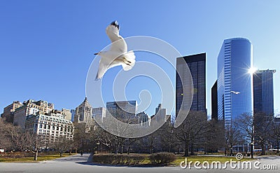 Battery park NYC Stock Photo