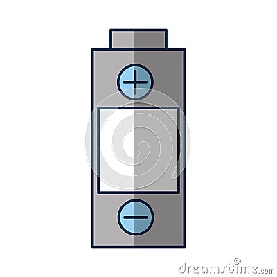 Battery power isolated icon Vector Illustration