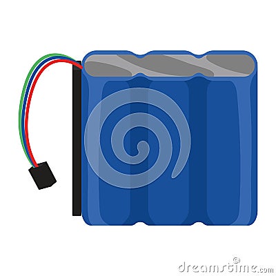 battery technology illustration Vector Illustration