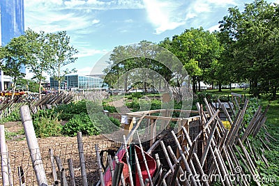 Battery Urban Farm, New York Stock Photo