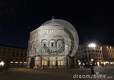 Battistero di san giovanni,florence Editorial Stock Photo