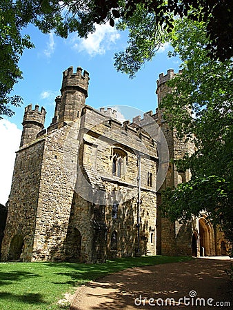 Battle Castle, Battle, East Sussex, UK Stock Photo