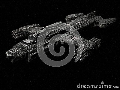 Battle cruiser Stock Photo