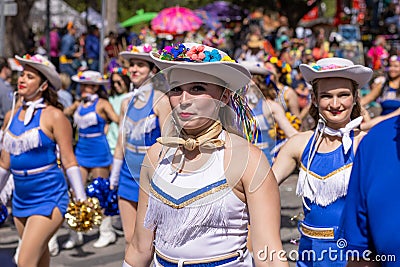 Battle of the Flowers Parade Editorial Stock Photo