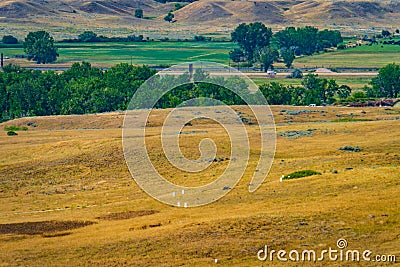 Battle of the Little Bighorn National Monumnet Stock Photo