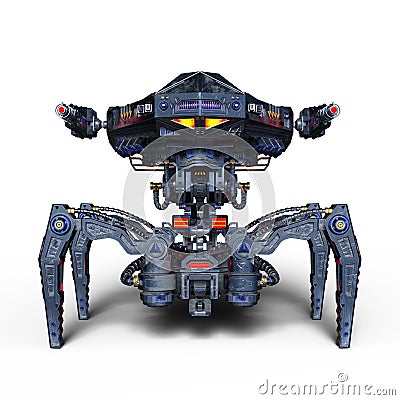 Battle robot Stock Photo