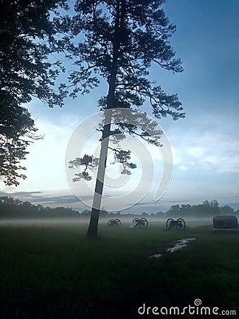 Battlefield battle peace Chattanooga Tennessee Stock Photo