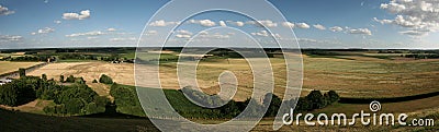 Battlefield of the Battle of Waterloo near Brussels, Belgium. Stock Photo