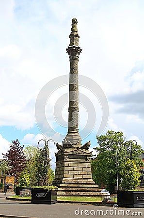 Battlefield monument, South Side, Glasgow Stock Photo