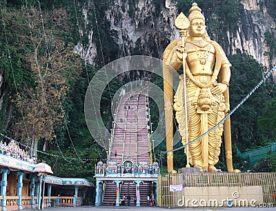 Batu caves in malaysia Editorial Stock Photo