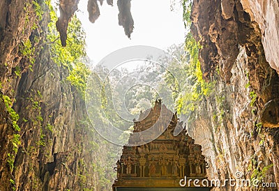 Batu caves in Malaysia Stock Photo