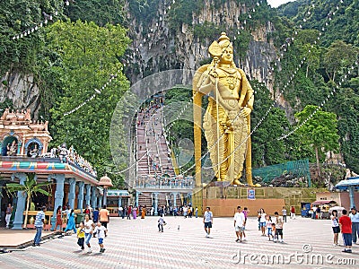 Batu Caves Temple in Malaysia Editorial Stock Photo