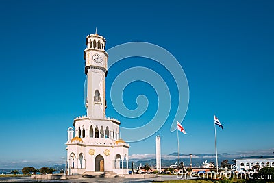 Batumi, Adjara, Georgia. Chacha Tower Is Local Landmark Attraction Stock Photo