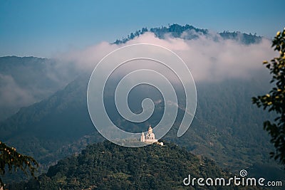 Batumi, Adjara, Georgia. Evening View Of Sameba Holy Trinity Cathedral Church Stock Photo