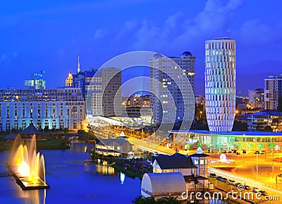 Batumi, capital of Adjara. Stock Photo