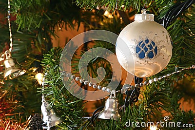 Bauble and bells Stock Photo