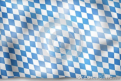 Bavaria Flag Design Stock Photo