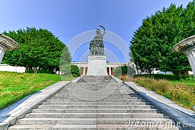 Bavaria Statue - Munich, Germany Stock Photo