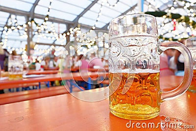 Bavarian beer mug Stock Photo