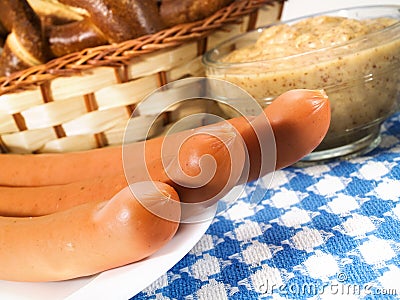 Bavarian breakfast Stock Photo