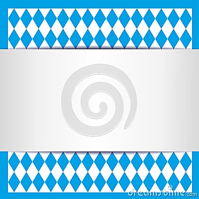 Bavarian card Stock Photo